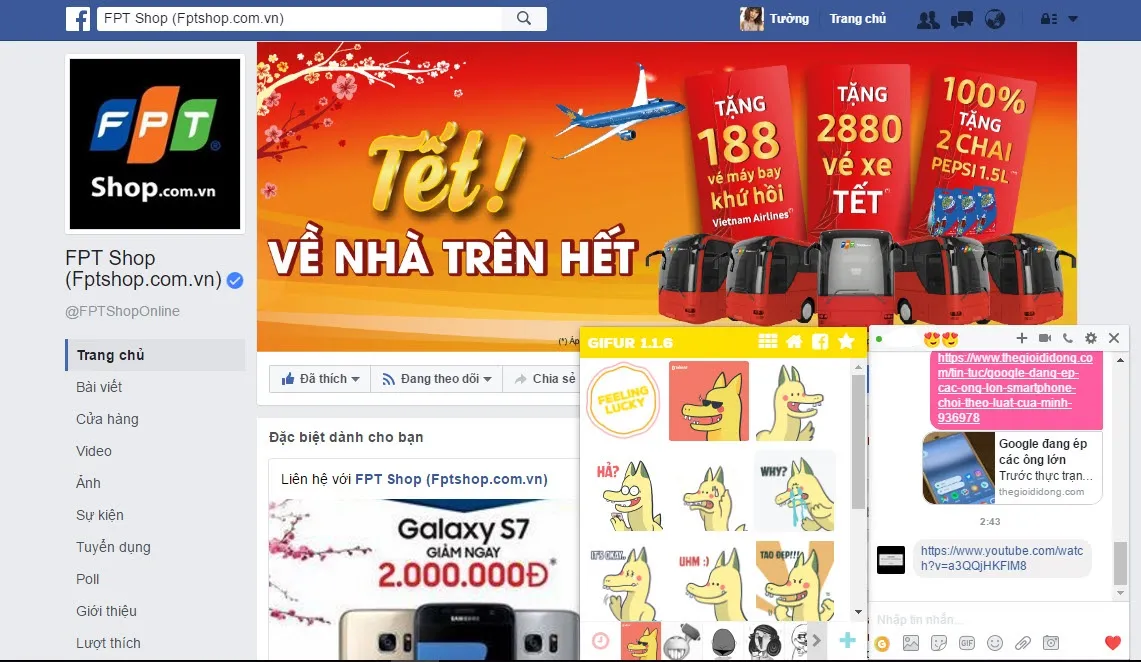 Hướng dẫn cài bộ ảnh icon Rồng Pikachu để chat trên Facebook