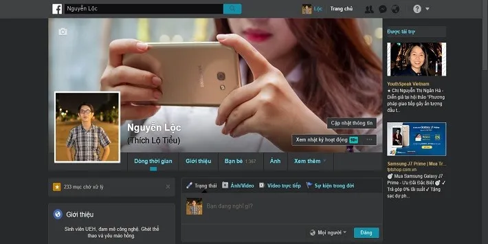 Hướng dẫn cài đặt Dark Theme, đen huyền bí cho Facebook