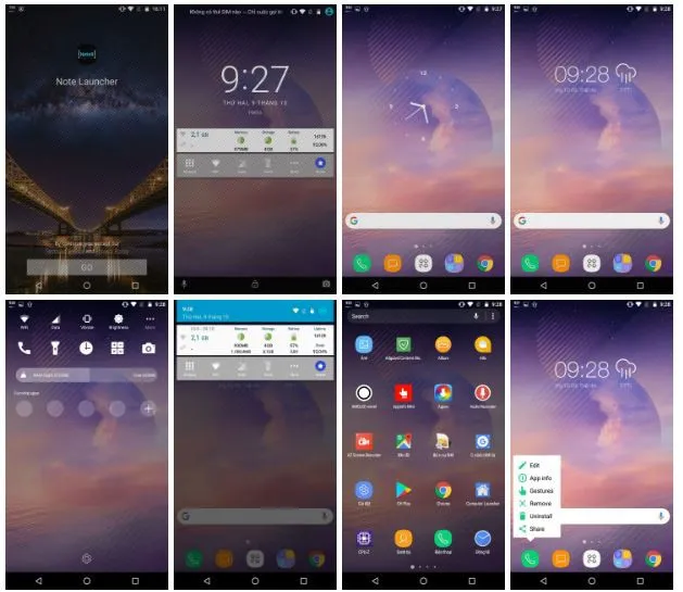 Hướng dẫn cài đặt giao diện Galaxy Note8 cho mọi smartphone Android