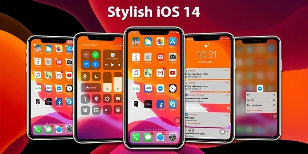 Hướng dẫn cài đặt giao diện iOS 14 cho điện thoại Android