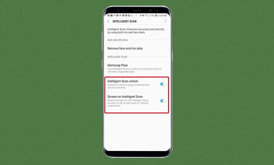 Hướng dẫn cài đặt Intelligent Scan cho Galaxy S9 / Galaxy S9+