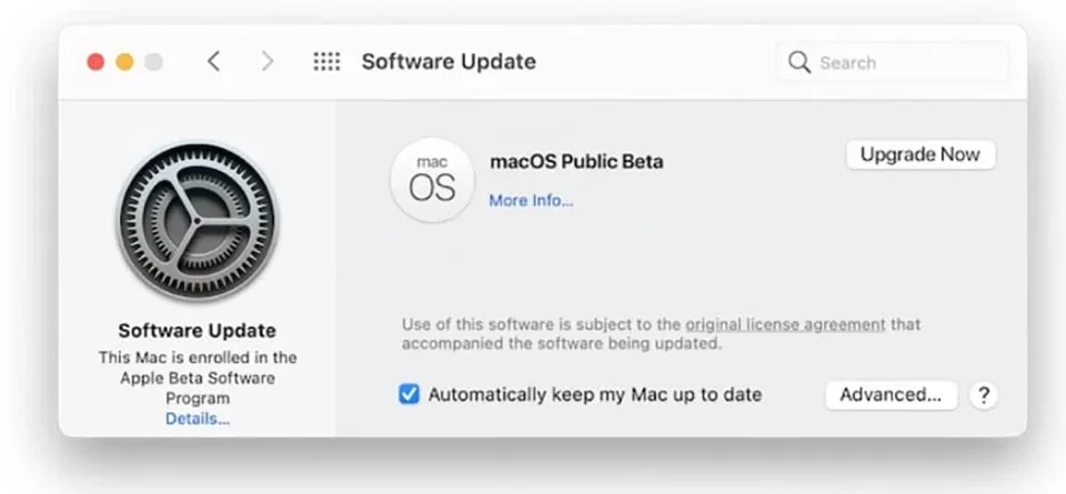 Hướng dẫn cài đặt macOS 12 Monterey public beta trên máy Mac đơn giản, dễ thực hiện