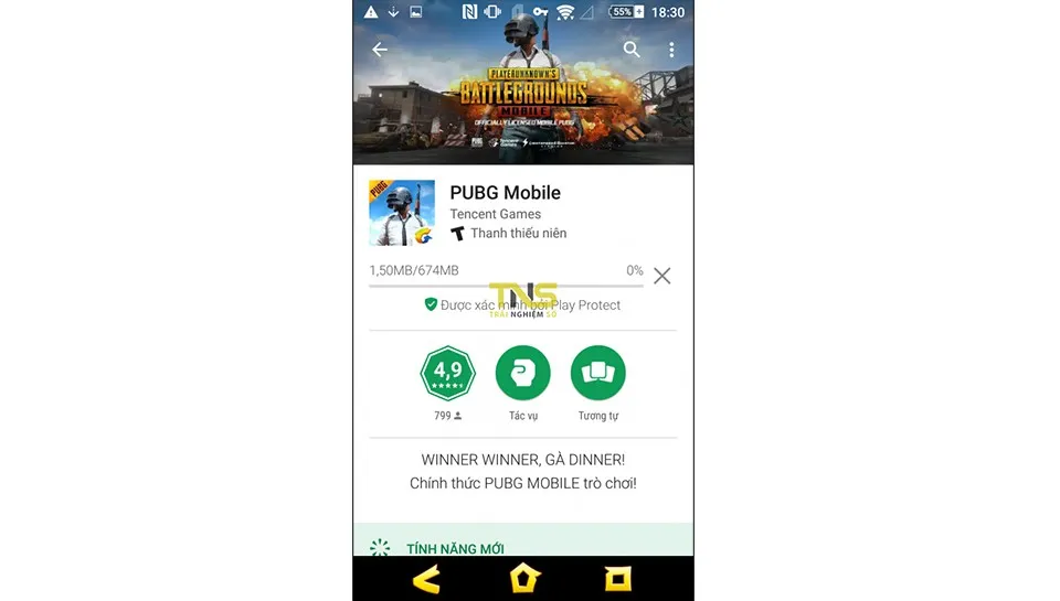 Hướng dẫn cài đặt PUBG Mobile chính chủ phiên bản tiếng Anh trên CH Play