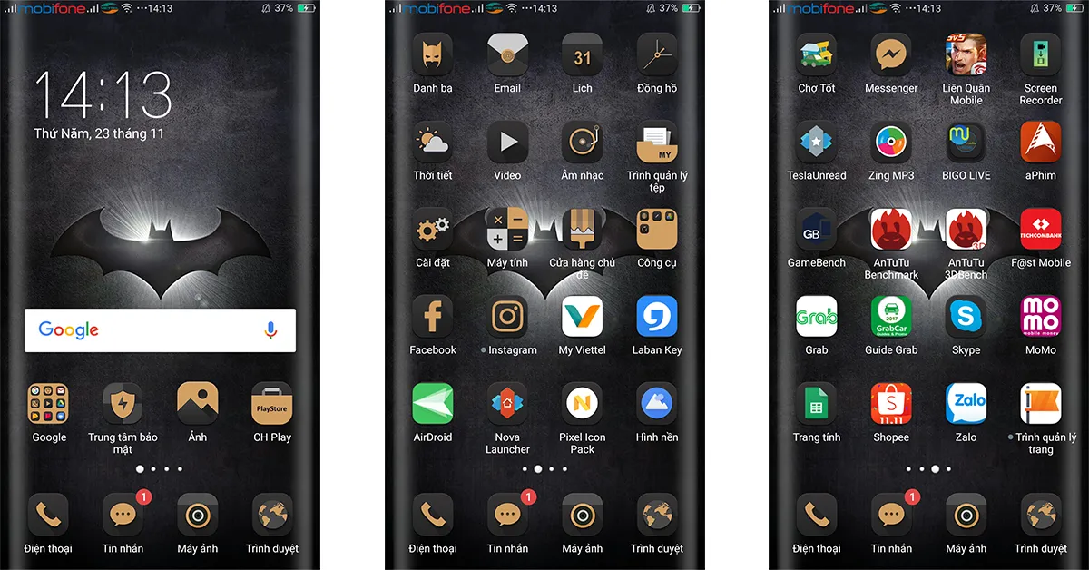 Hướng dẫn cài giao diện Batman cực “ngầu” cho điện thoại OPPO