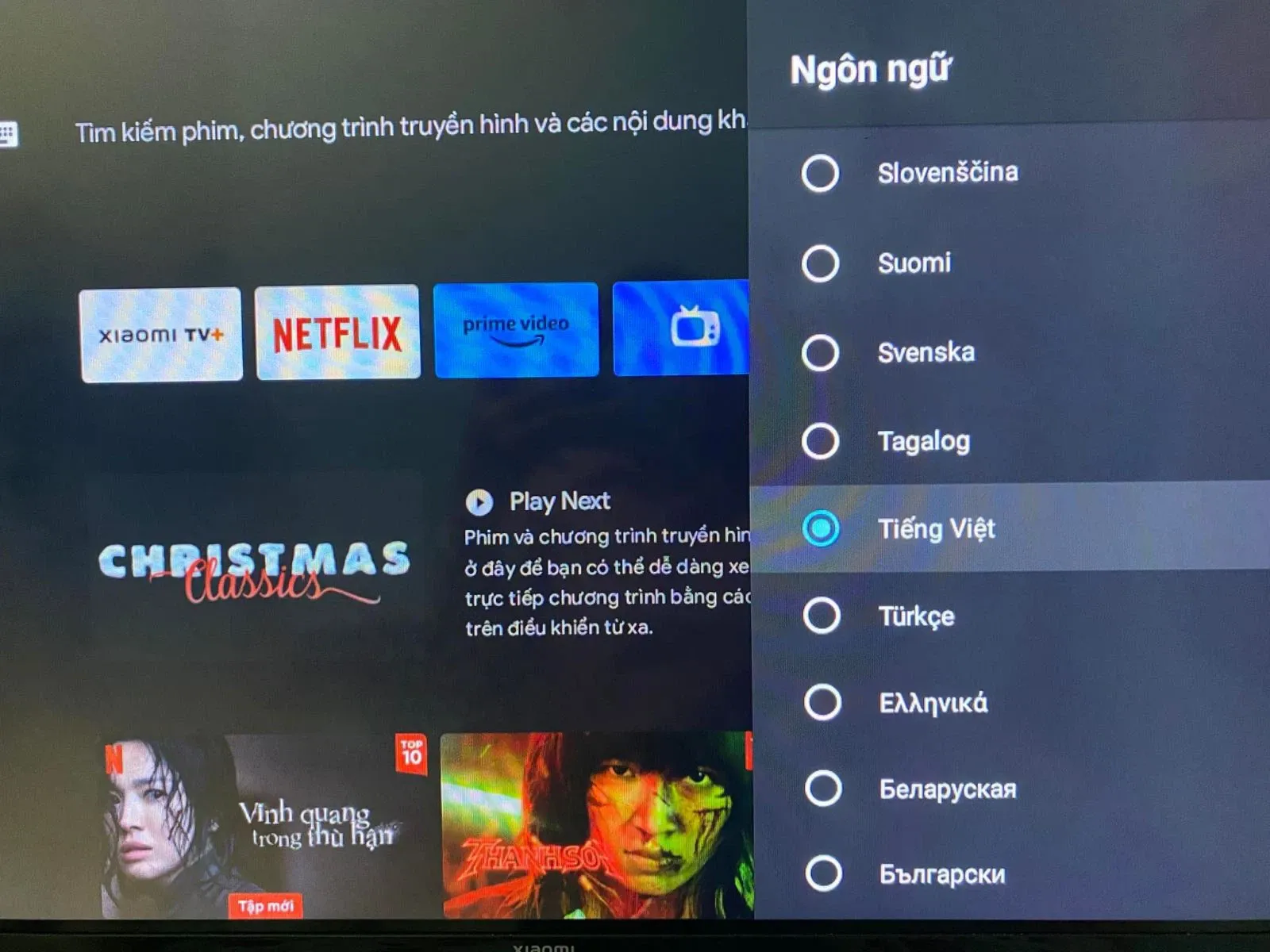 Hướng dẫn cài giao diện tiếng Việt cho tivi Xiaomi cực nhanh chóng