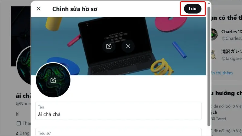 Hướng dẫn cập nhật ảnh bìa trên Twitter mới nhất