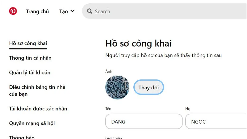 Hướng dẫn cập nhật ảnh đại diện trên Pinterest vô cùng dễ dàng