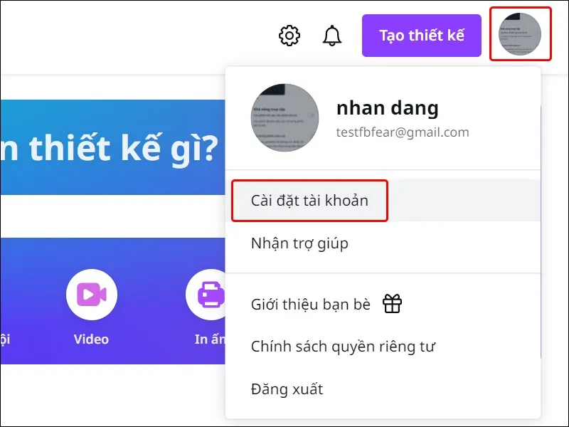 Hướng dẫn cập nhật ảnh hồ sơ trên Canva một cách nhanh chóng