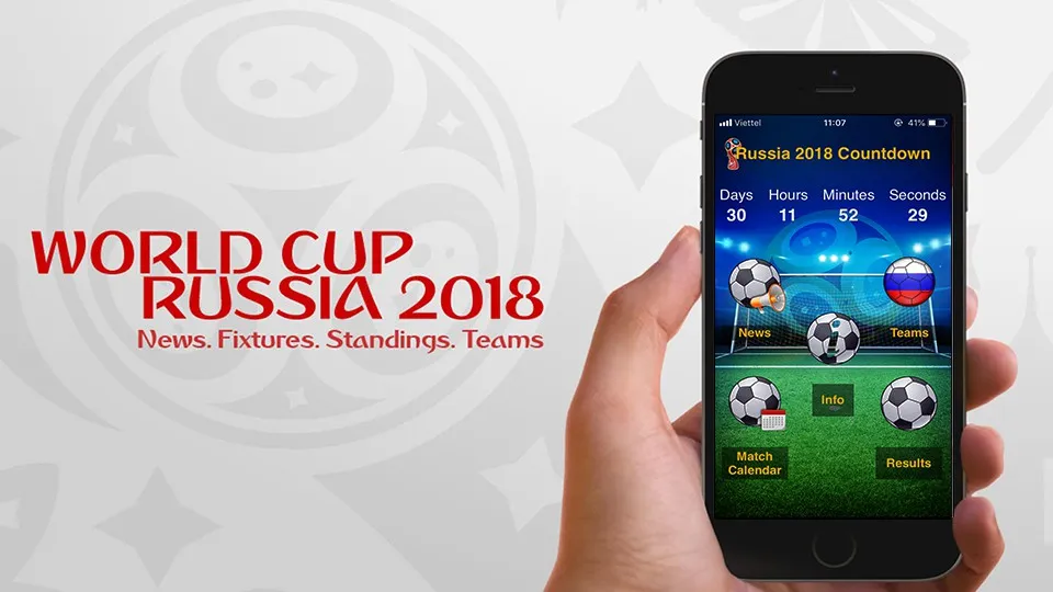 [Hướng dẫn] Cập nhật nhanh lịch thi đấu, kết quả, tỉ số… World Cup 2018 trên smartphone