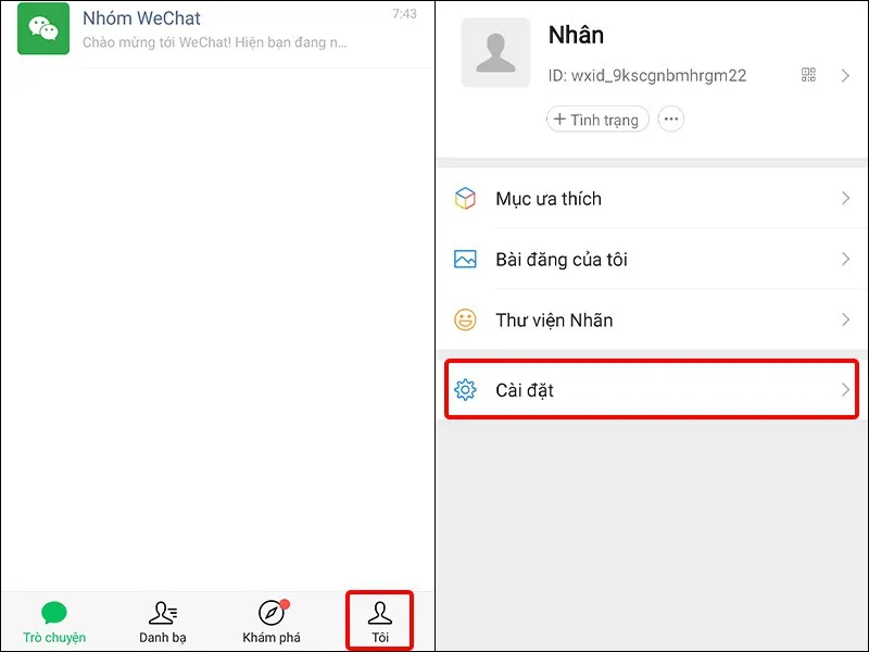 Hướng dẫn cập nhật, thay đổi Email trên Wechat cực dễ