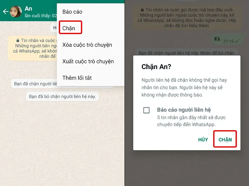 Hướng dẫn chặn, bỏ chặn liên hệ WhatsApp một cách đơn giản