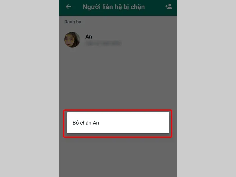 Hướng dẫn chặn, bỏ chặn liên hệ WhatsApp một cách đơn giản