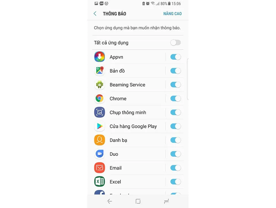 Hướng dẫn chặn các thông báo không mong muốn trên Galaxy S8