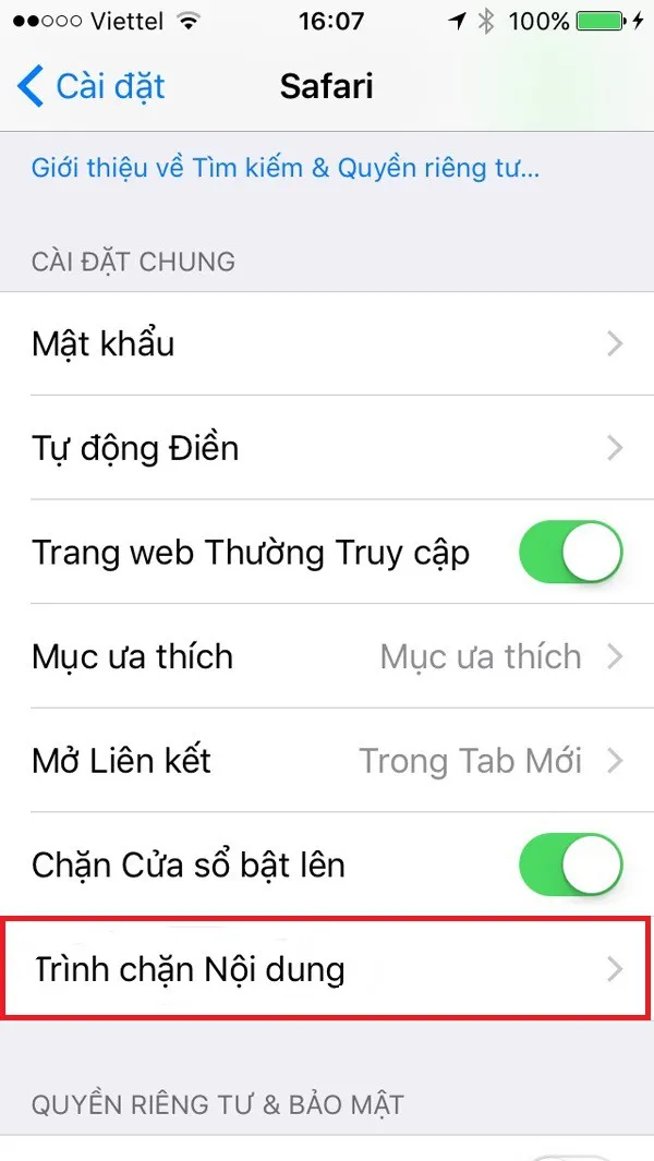 Hướng dẫn chặn quảng cáo trên trình duyệt Safari