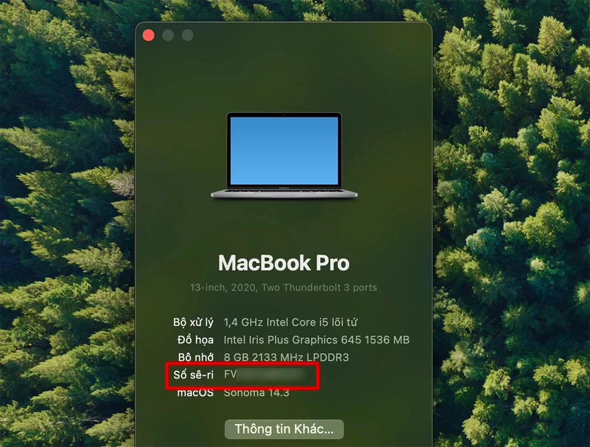 Hướng dẫn chi tiết cách check serial MacBook chính xác, đơn giản, ai cũng có thể thực hiện