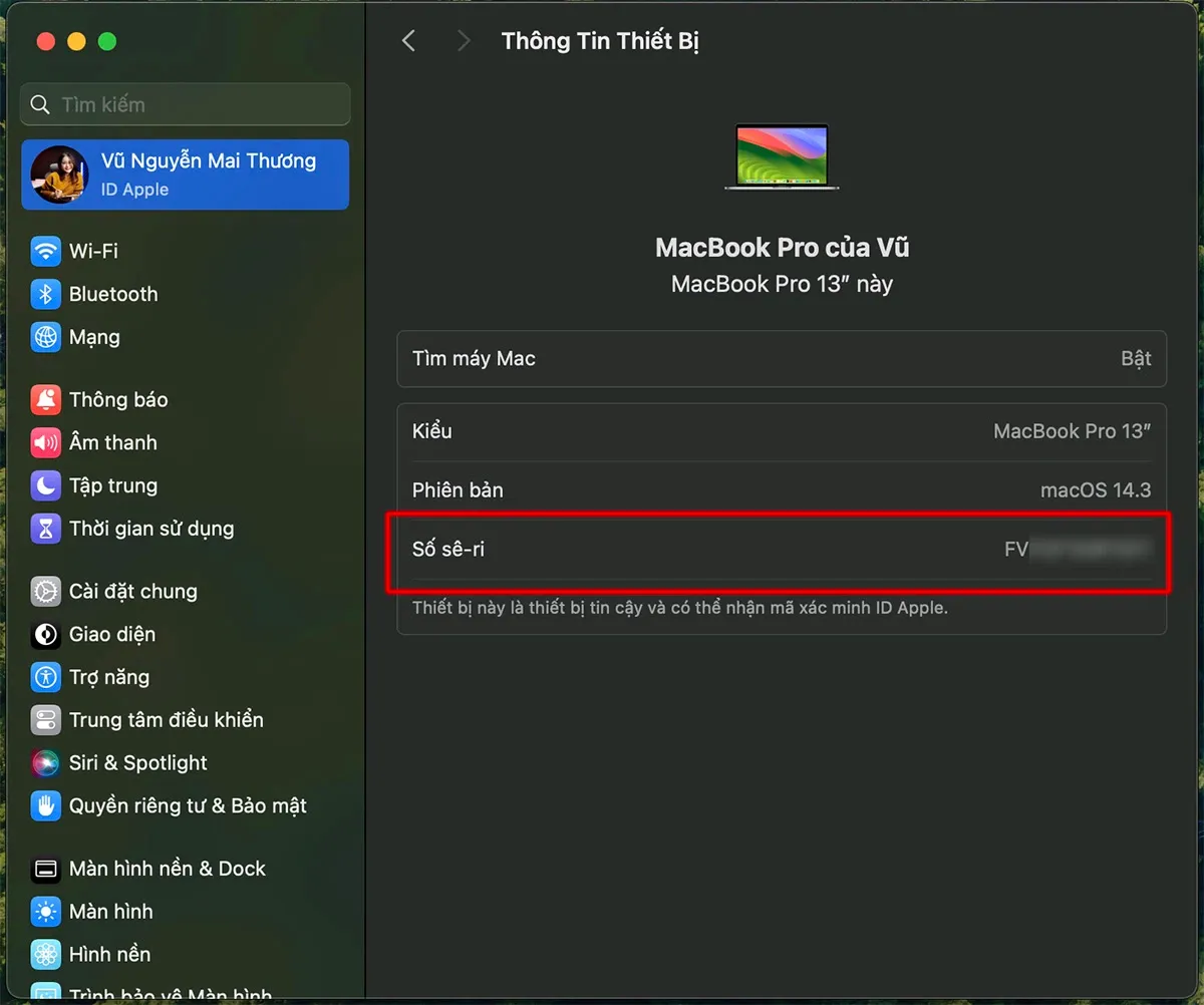 Hướng dẫn chi tiết cách check serial MacBook chính xác, đơn giản, ai cũng có thể thực hiện