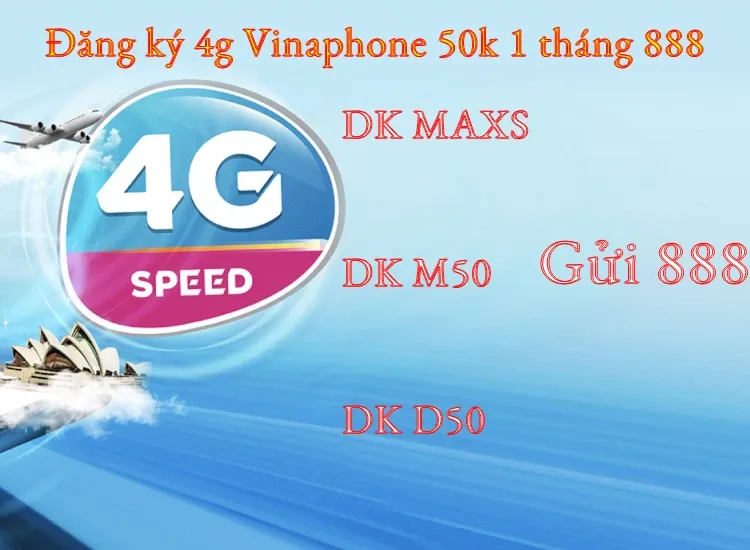 Hướng dẫn chi tiết cách đăng ký 4G Vinaphone 50k 1 tháng 888