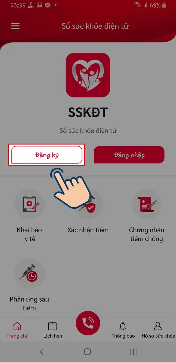 Hướng dẫn chi tiết cách đăng ký sổ sức khỏe điện tử 