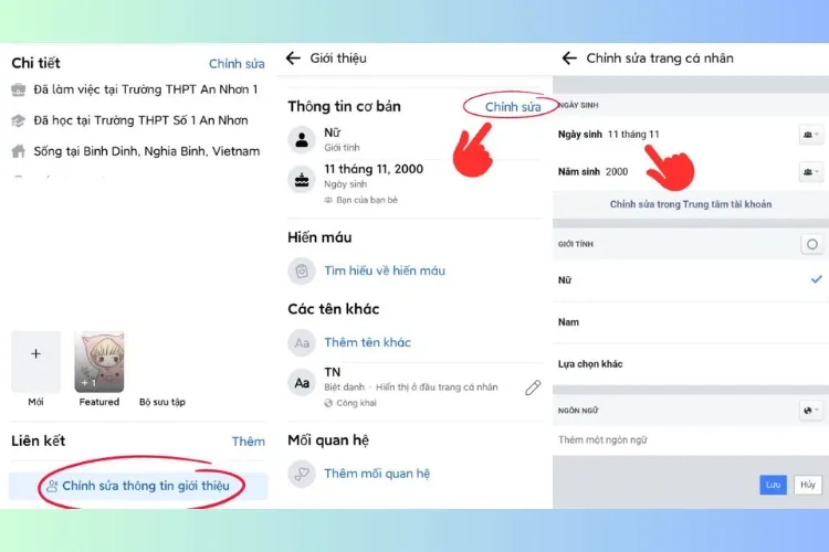 Hướng dẫn chi tiết cách đổi ngày sinh trên Facebook: Bí quyết đơn giản và nhanh chóng.