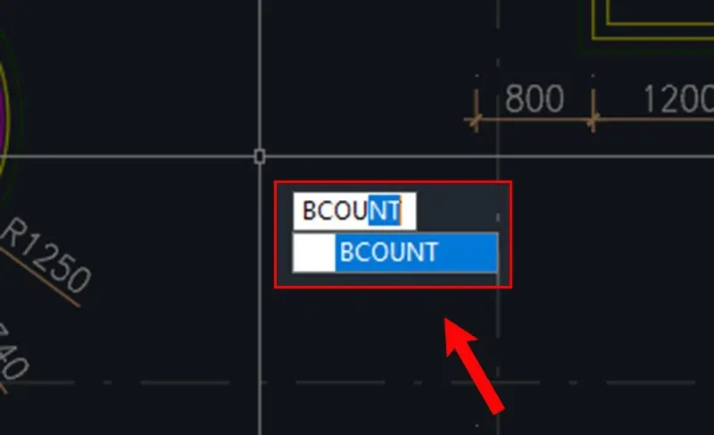 Hướng dẫn chi tiết cách dùng lệnh BCOUNT trong AutoCAD