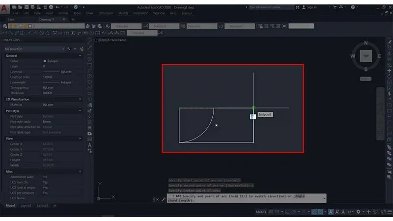 Hướng dẫn chi tiết cách dùng lệnh vẽ cung tròn qua 3 điểm trong CAD