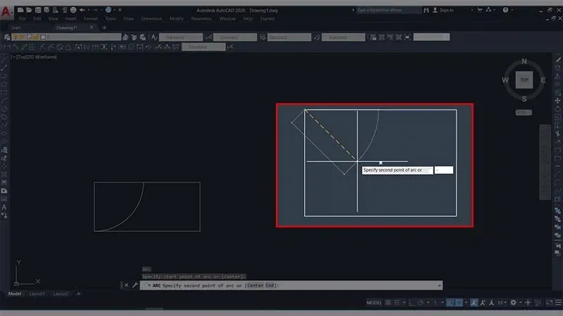 Hướng dẫn chi tiết cách dùng lệnh vẽ cung tròn qua 3 điểm trong CAD