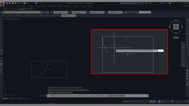 Hướng dẫn chi tiết cách dùng lệnh vẽ cung tròn qua 3 điểm trong CAD