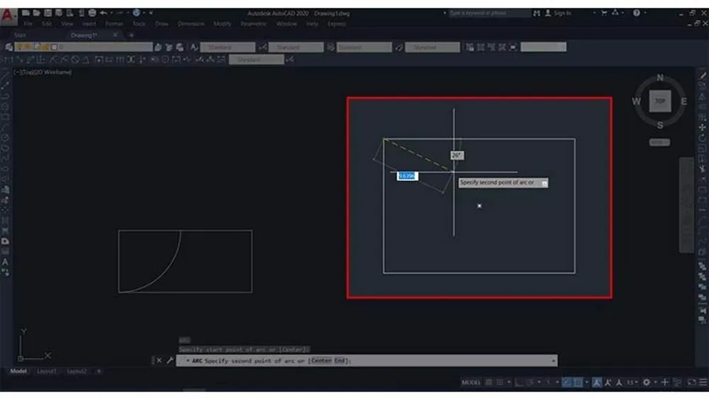 Hướng dẫn chi tiết cách dùng lệnh vẽ cung tròn qua 3 điểm trong CAD