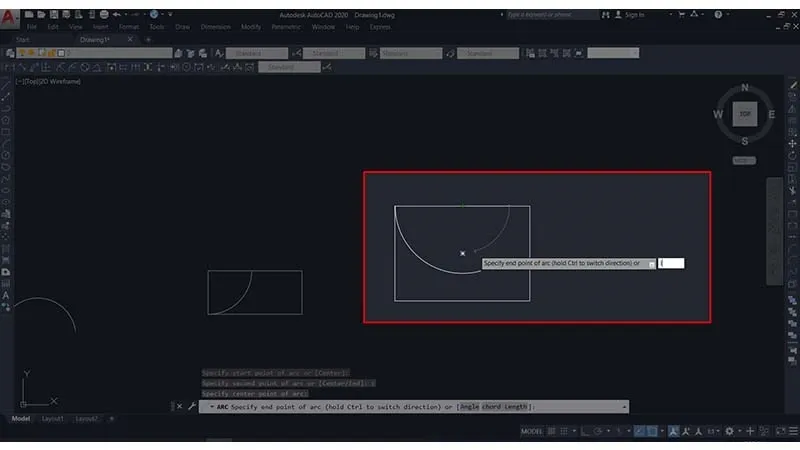 Hướng dẫn chi tiết cách dùng lệnh vẽ cung tròn qua 3 điểm trong CAD