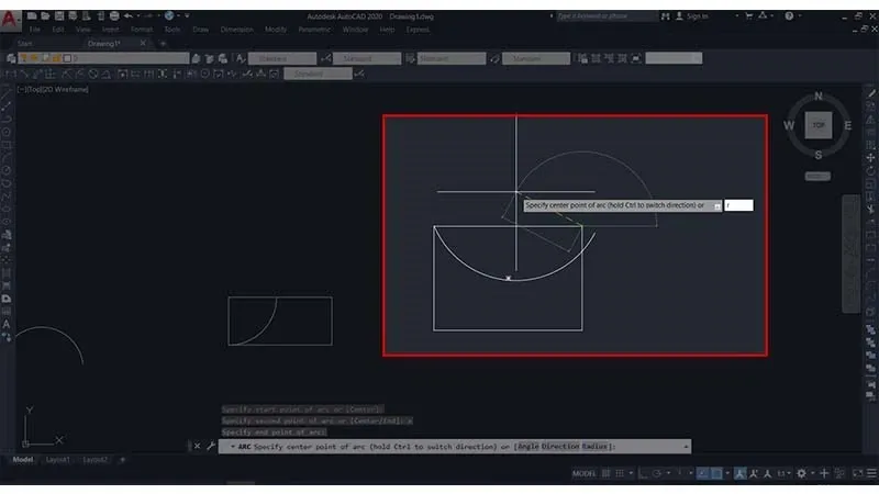 Hướng dẫn chi tiết cách dùng lệnh vẽ cung tròn qua 3 điểm trong CAD