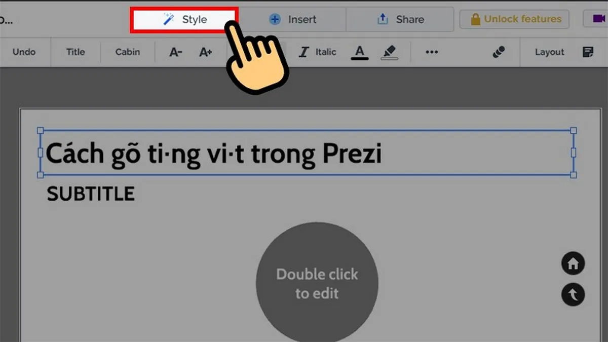 Hướng dẫn chi tiết cách gõ tiếng Việt trong Prezi đơn giản, dễ áp dụng để có thể làm nên những bài thuyết trình hấp dẫn