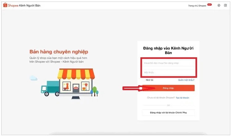 Hướng dẫn chi tiết cách tạo tài khoản bán hàng trên Shopee