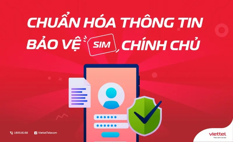 Hướng dẫn chi tiết cách thực hiện chuẩn hoá thông tin thuê bao của các nhà mạng