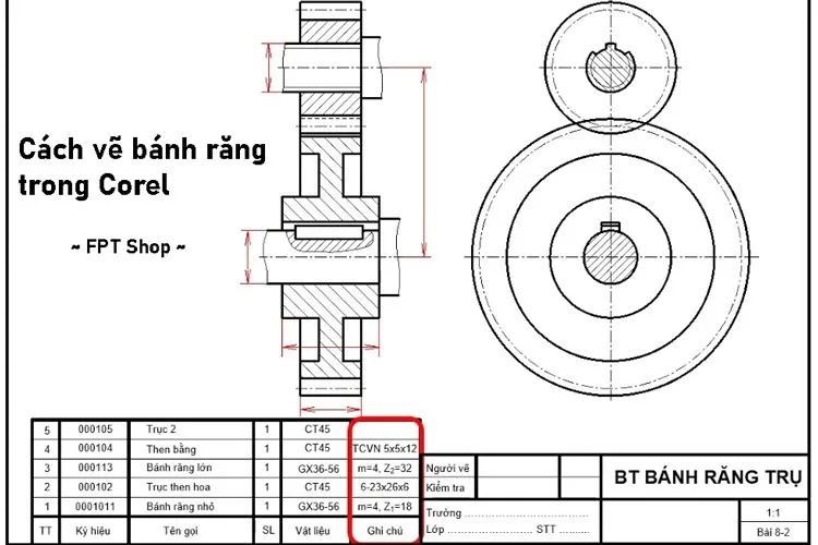 Hướng dẫn chi tiết cách vẽ bánh răng trong Corel đơn giản, dễ làm