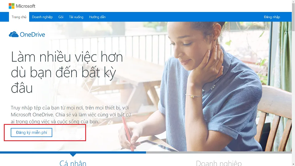 Hướng dẫn chi tiết tạo tài khoản onedrive
