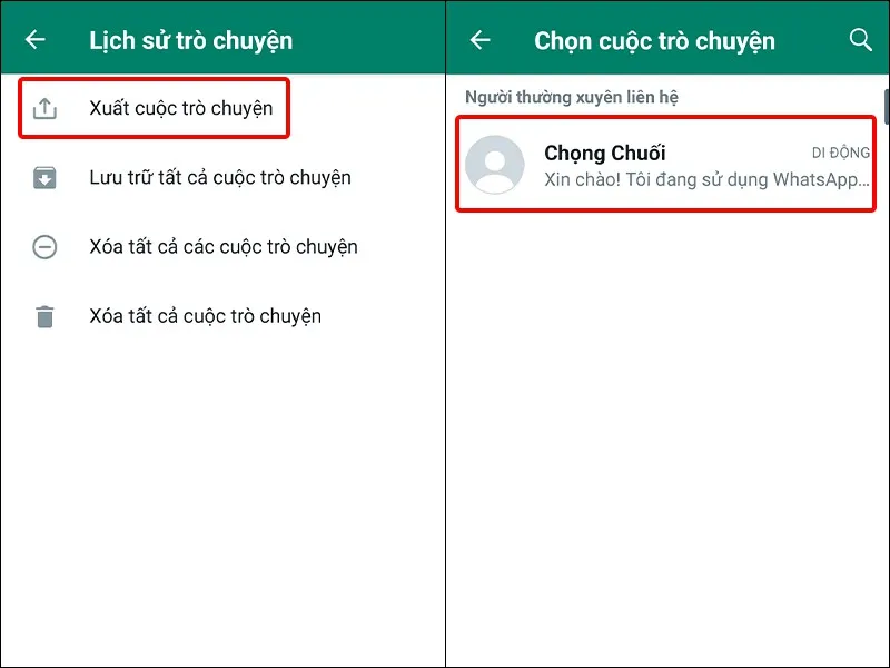 Hướng dẫn chia sẻ cuộc trò chuyện WhatsApp sang Zalo cực đơn giản