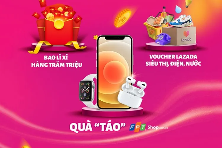 Hướng dẫn chơi Lắc Xì MoMo 2021, nhận iPhone, Apple Watch chính hãng FPT Shop