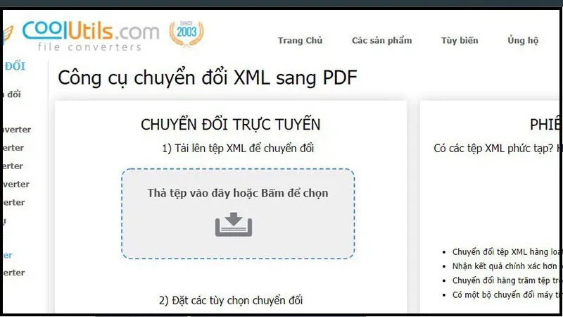 Hướng dẫn chuyển file XML sang PDF trực tuyến nhanh chóng nhất