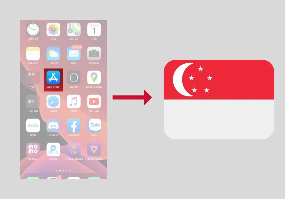 Hướng dẫn chuyển vùng AppStore sang Singapore đơn giản, dễ dàng chỉ vài giây thực hiện