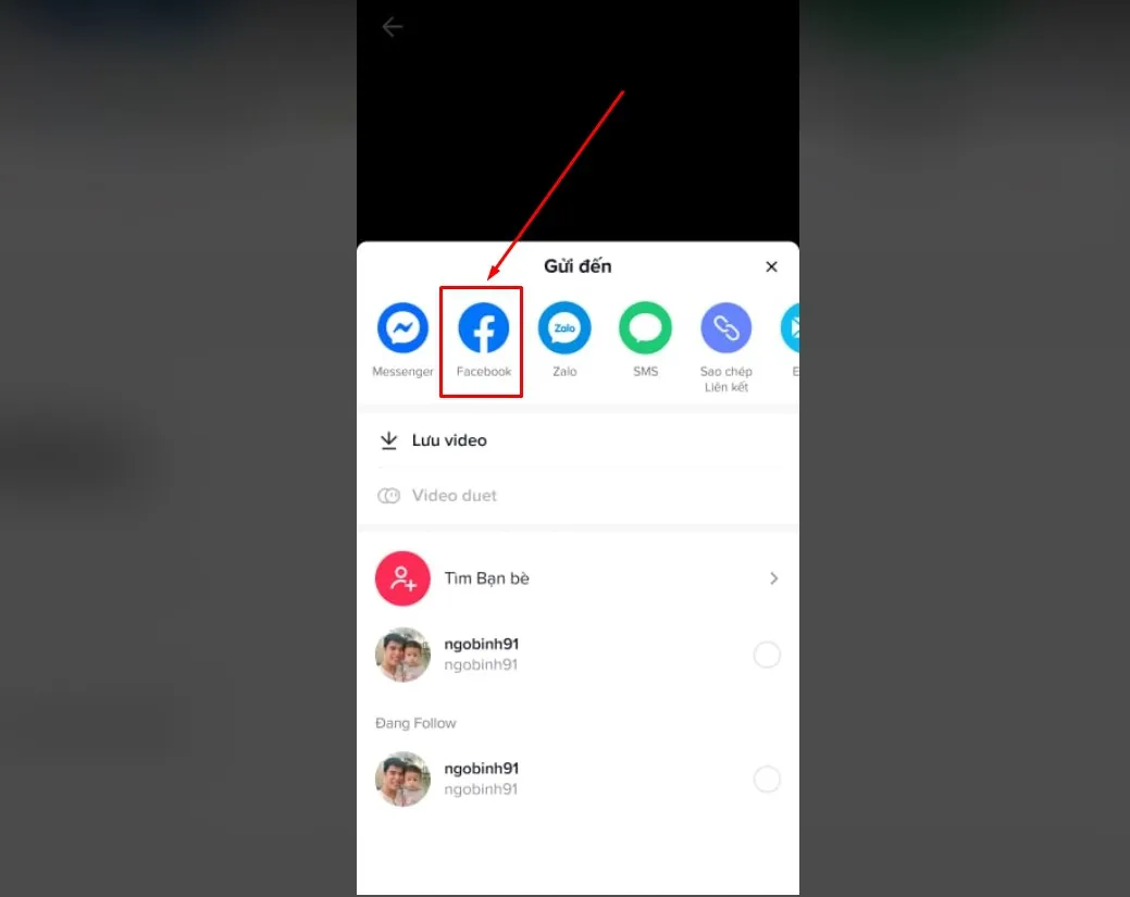 Hướng dẫn đăng, chia sẻ video TikTok lên Facebook nhanh chóng