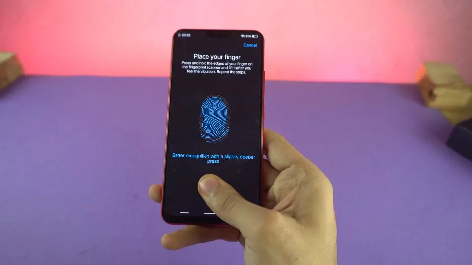 Hướng dẫn đăng ký cảm biến vân tay dưới màn hình trên Vivo X21