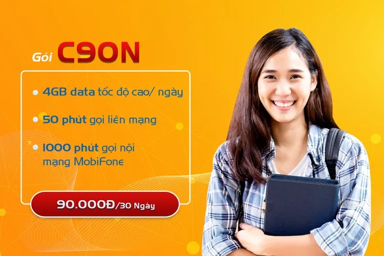 Hướng dẫn đăng ký gói C90N MobiFone chi tiết nhất