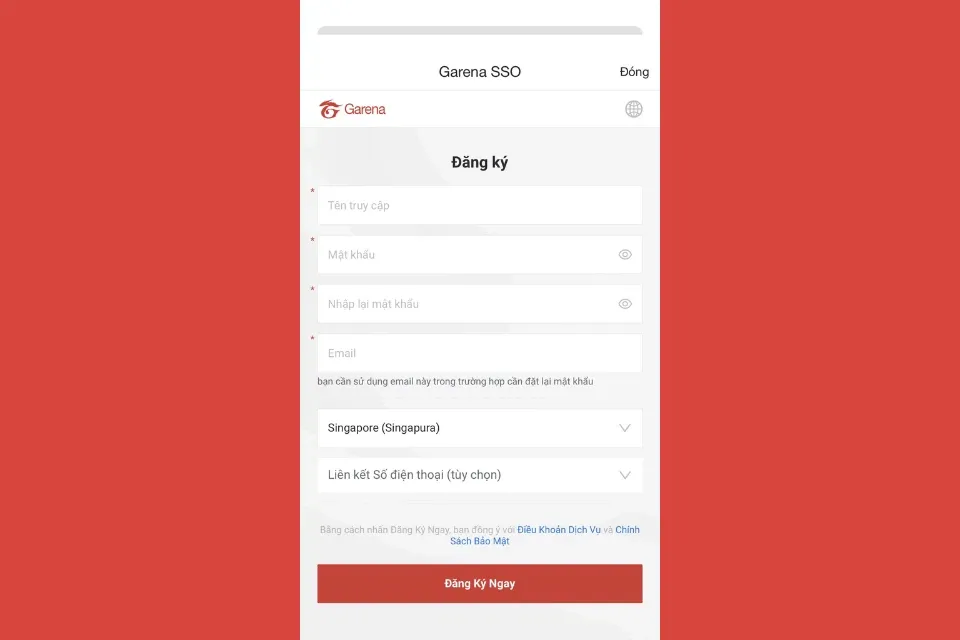 Hướng dẫn đăng ký tài khoản Garena đơn giản, nhanh chóng trên điện thoại và máy tính 2024