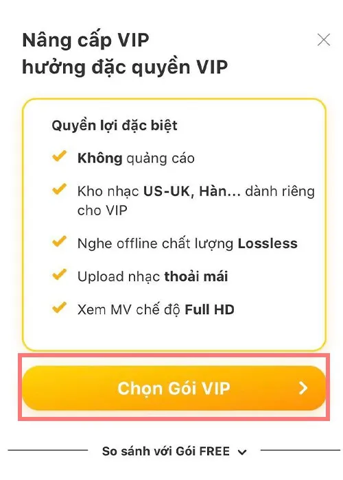 Hướng dẫn đăng ký tài khoản VIP Zing MP3 cực dễ