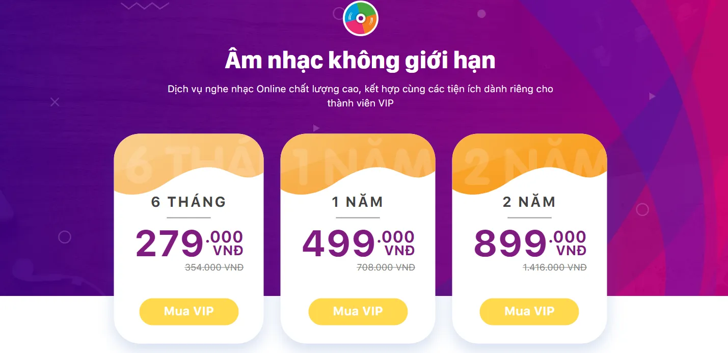 Hướng dẫn đăng ký tài khoản VIP Zing MP3 cực dễ