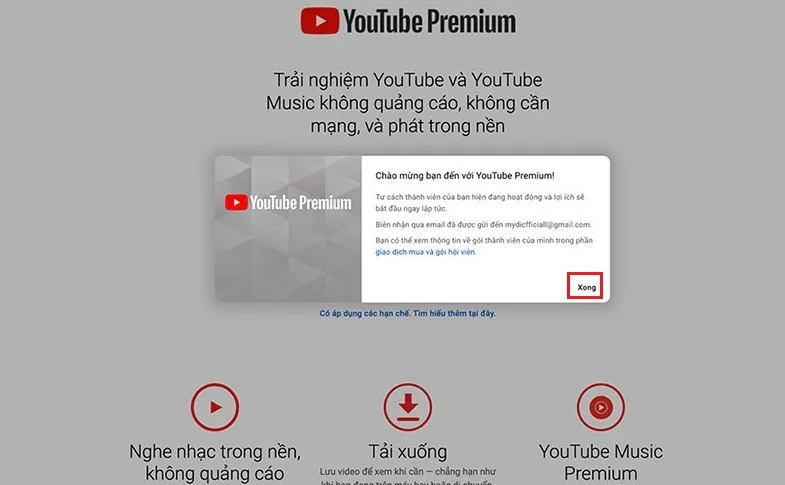 Hướng dẫn đăng ký YouTube Premium tại Việt Nam trên máy tính, Android và iOS