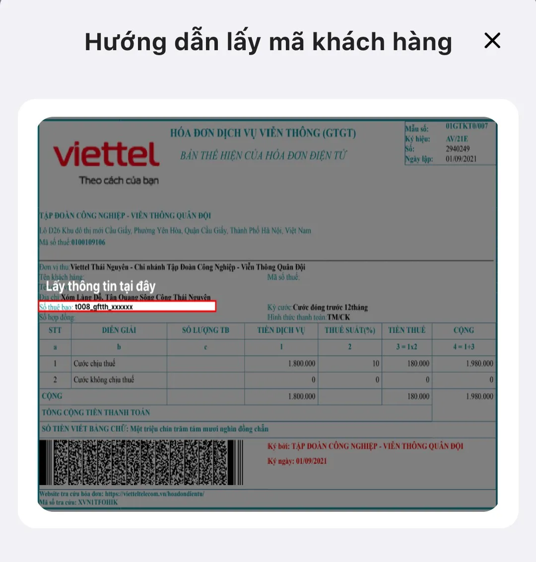 Hướng dẫn đầy đủ cách tra cứu mã khách hàng Viettel qua website và ứng dụng My Viettel