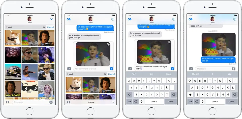 Hướng dẫn đem bàn phím iMessage GIF tiện lợi lên iPhone