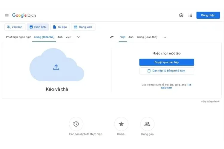 Hướng dẫn dịch tiếng Trung bằng hình ảnh với Google Dịch