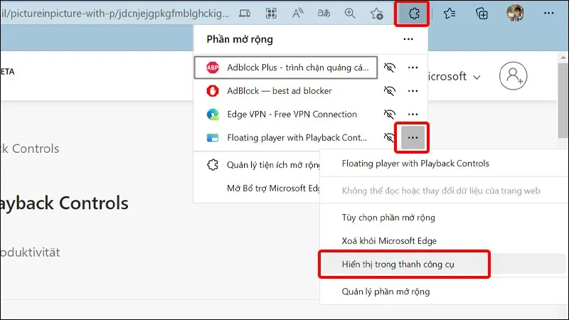 Hướng dẫn điều khiển video trên tab Microsoft Edge bất kỳ cực dễ